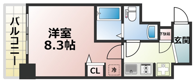 【間取り】 | エグゼ西天満