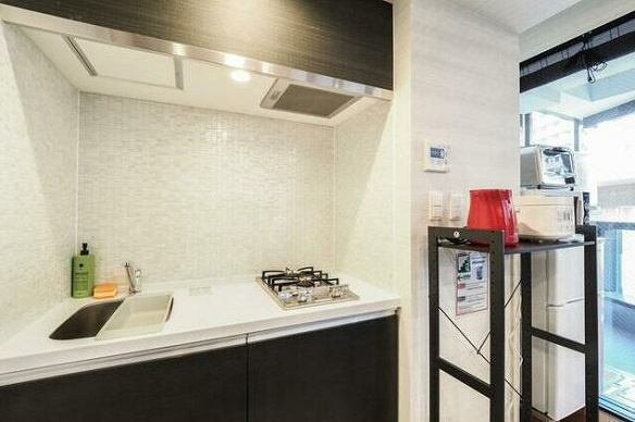 千代田区神田紺屋町の賃貸マンションのキッチン