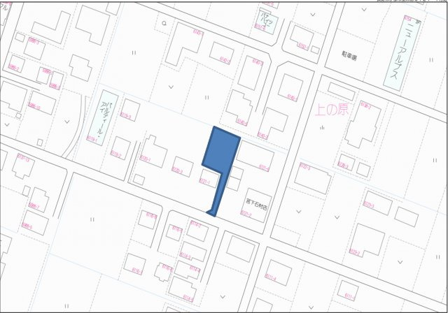 上の原　土地