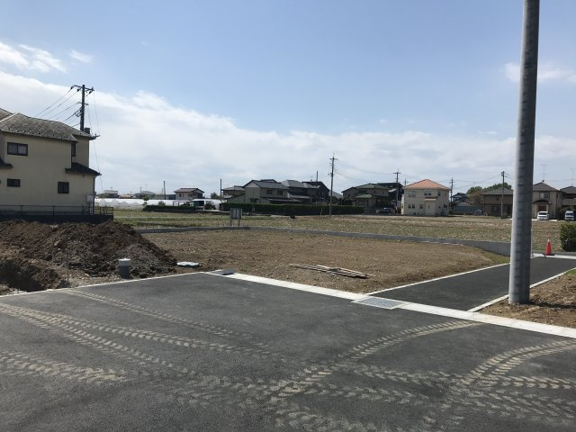 鴻巣市箕田の売地の外観|2021年4月9日　正午ごろ撮影　Ｅ区画