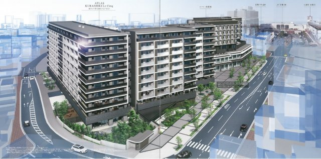 あちてらす倉敷の外観パース