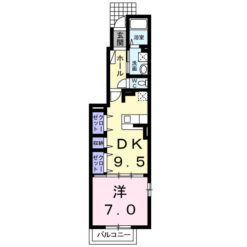 ステラート大塚 Bの間取り