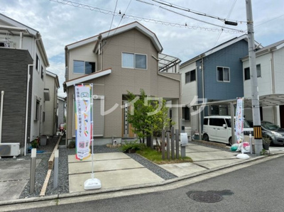 【前面道路含む現地写真】 | 福泉小・平成29年建築・開発分譲地内・堺市西区太平寺 | 前面道路含む現地写真です