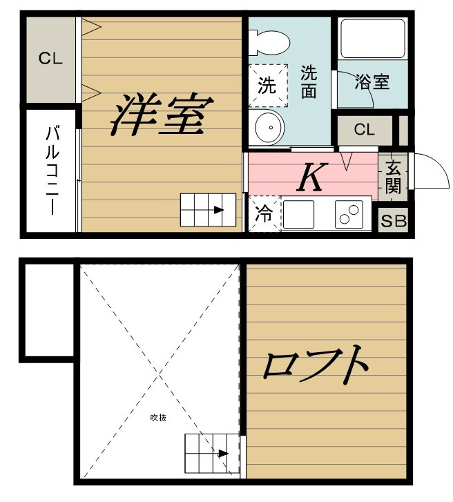 グランクレールの間取り