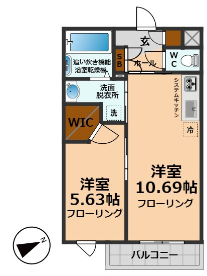【間取り】 | ナチュール浜田山