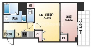 【間取り】 | ヴィラ・セレーノ玉造本町（旧ルネフラッツ玉造本町