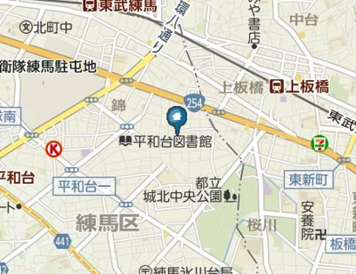 【地図】 | メゾン・ド 練馬(メゾン・ド ネリマ)