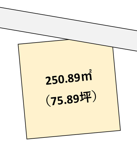 海南市下津町黒田・土地・123420の区画図