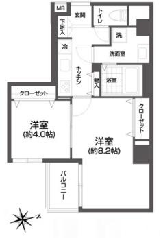 エルスタンザ浅草の間取り