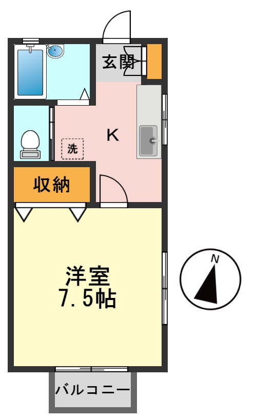 ベルヴェデール弐番館の間取り