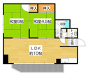 【間取り】 | 上層階・角部屋・オーナーチェンジ物件
