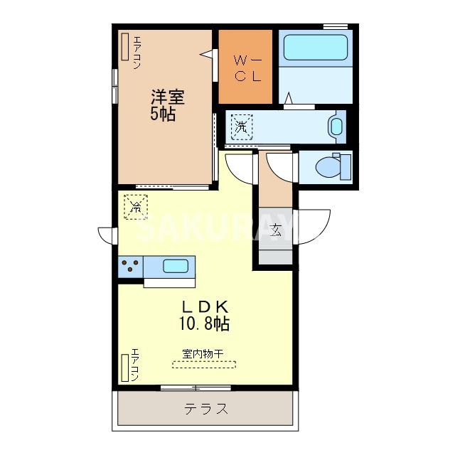 OTT'S「オッツ」の間取り