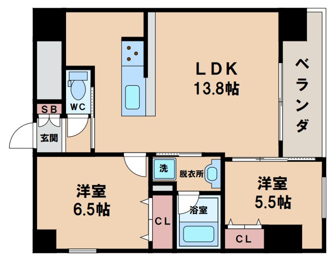 【間取り】 | グランヴォワール昭和町