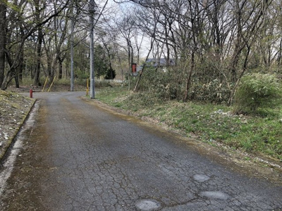 【前面道路含む現地写真】 | 那須塩原市笹沼　180万円　土地