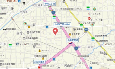 【地図】 | グランシャリオ小坂Ⅱ