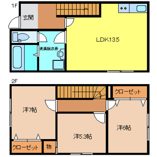 【間取り】 | 植木賃貸住宅