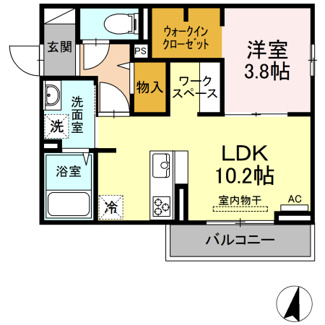 【間取り】 | D-Residence　E