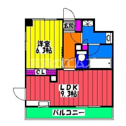 【間取り】 | ラクレイス大橋の間取り