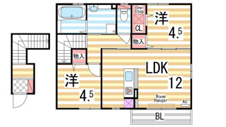 【間取り】 | ノールヴィラージュ　アン