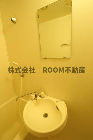 ロワイヤルヒルズ都城の洗面所|広い洗面スペース