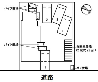【区画図】 | フラットリア笠岡