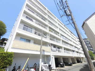 【外観】 | 山手パークハイツ | 総戸数５４戸、昭和４７年３月築、管理人は日勤勤務につき管理体制良好です♪