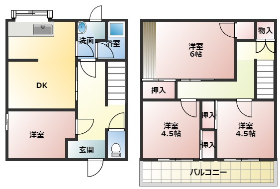 【間取り】 | 魚住町戸建て
