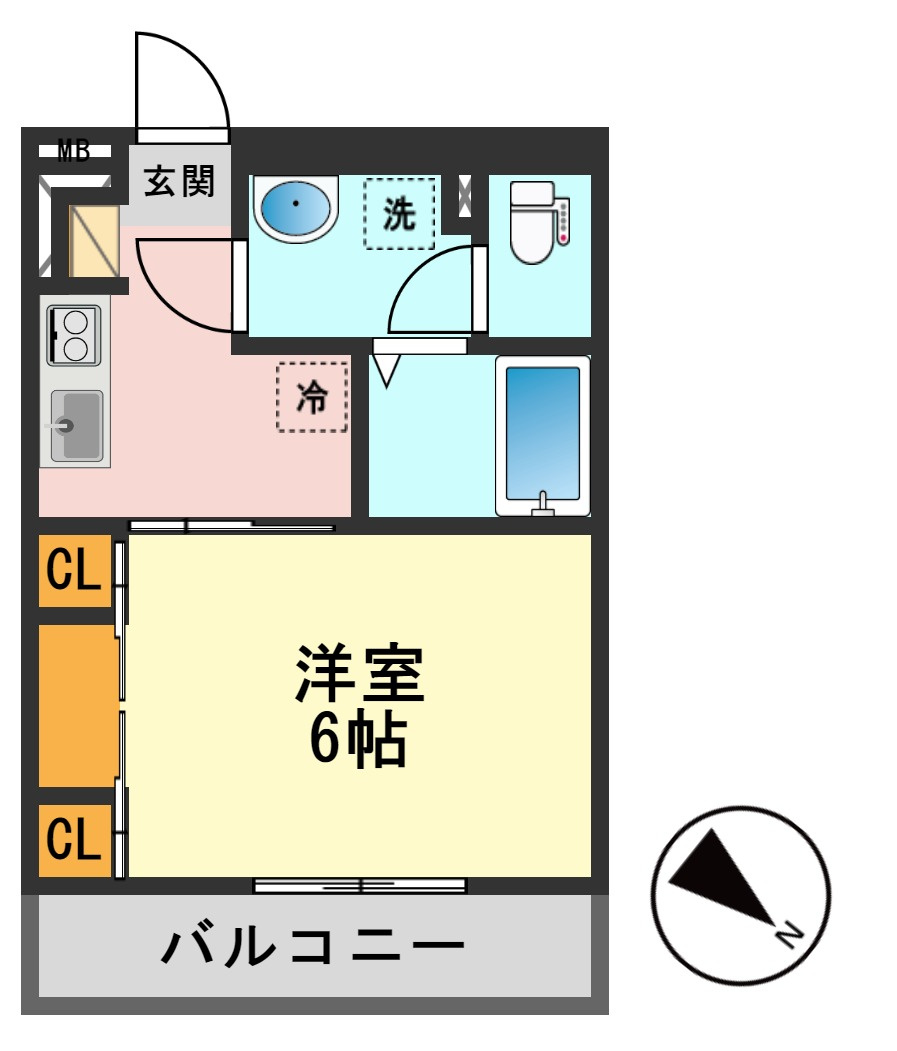 リブリ・TKグレイスビルⅢの間取り