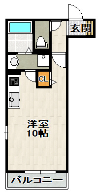 D-room宮ノ前の間取り