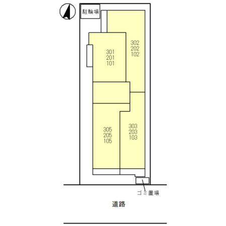 D-room宮ノ前の区画図