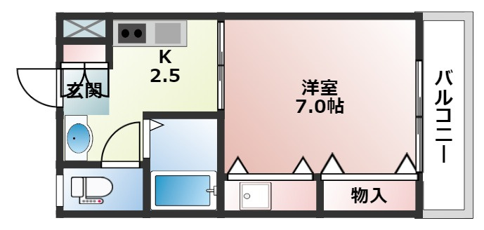 AP一原の間取り