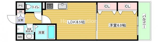 【間取り】 | キャレ御幣島