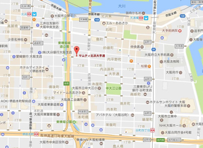 【地図】 | サムティ北浜大手通