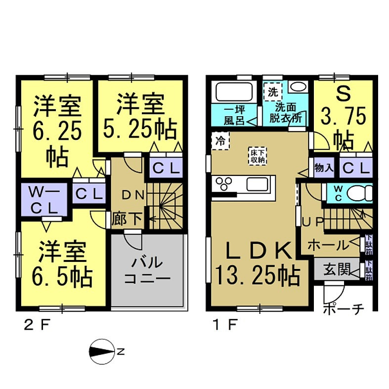 リーブルファイン日長の間取り