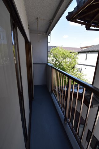 シャトーダンのバルコニー|陽当たり良好なバルコニーです