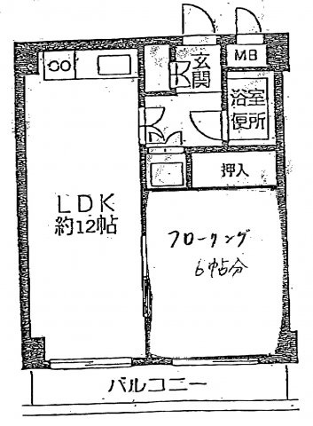 ニューアガタビルの間取り