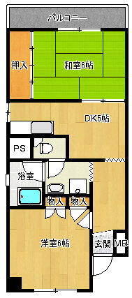 晴水ビルの間取り