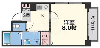 【間取り】 | ラ・フォーレ都島本通Ⅱ | 間取り