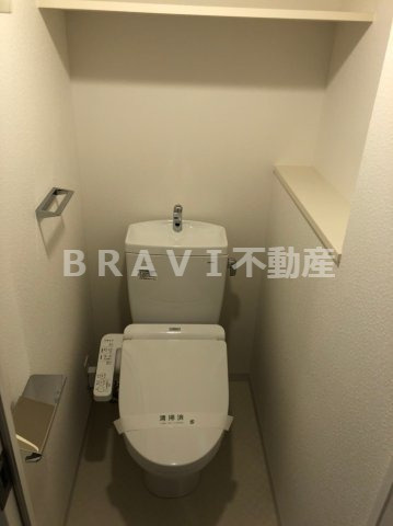 レオンコンフォート大手前ラトゥール　BRAVI不動産のトイレ|【レオンコンフォート大手前ラトゥール】トイレもきれいです