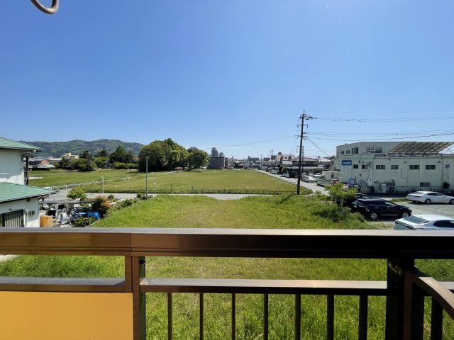 シティハイムケヤキのバルコニー