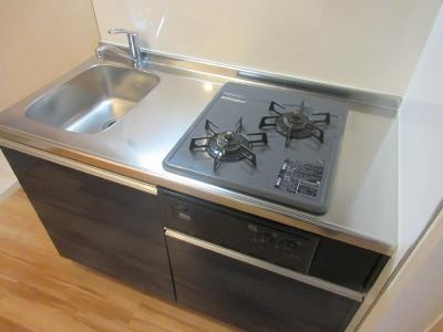 カーサ・フォレスタⅡのキッチン|２口ガスキッチン