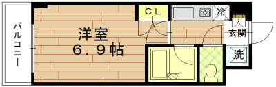 サンシティ四条西洞院の間取り