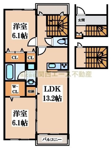【間取り】 | エクレールカララ