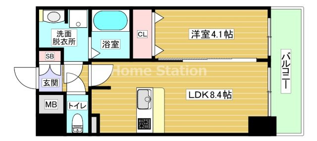【間取り】 | プレサンス福島ニューゲート
