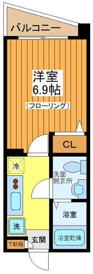 【間取り】 | エーデル三軒茶屋