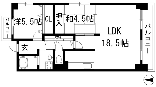 【間取り】 | ピーチヒル加茂