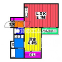 【間取り】 | グレージュ大橋の間取り