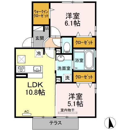 クレストの間取り