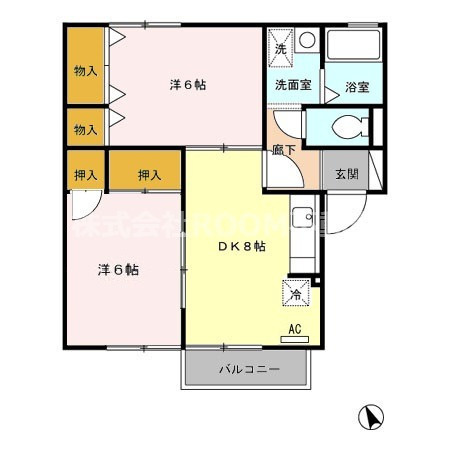 ヴィーブル雅の間取り