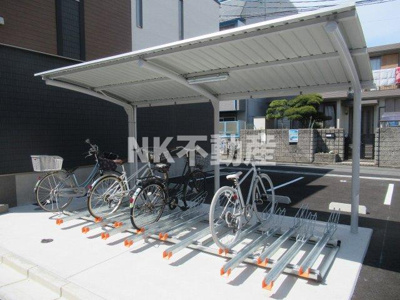 【その他共用部分】 | イーグルソシア（河内花園賃貸） | 駐輪場です